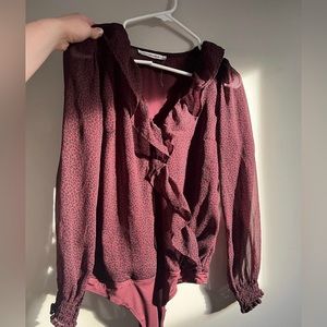 Abercrombrie bodysuit blouse